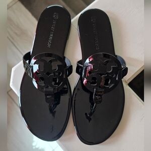 Tory Burch Miller Patent Leather Sandals Serial Number #90872